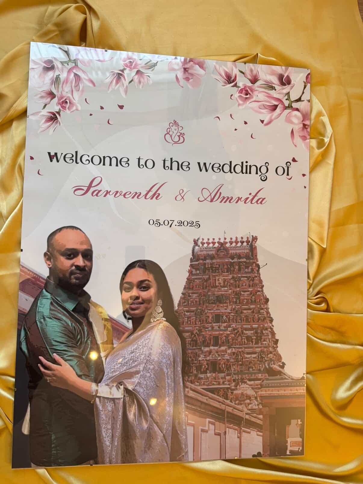 "THE BLOSSOM TEMPLE COLLECTION" Signage