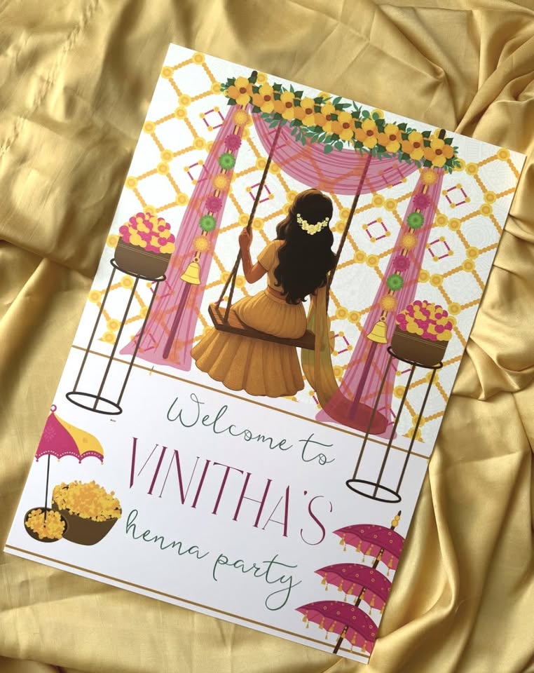 "MEHENDI SWING" Signage