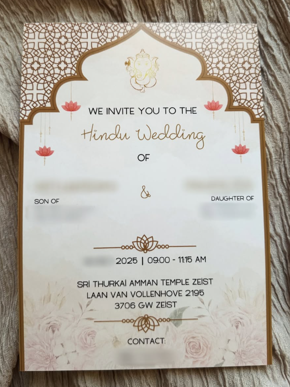 "SERENE ARCH" Wedding Invitation