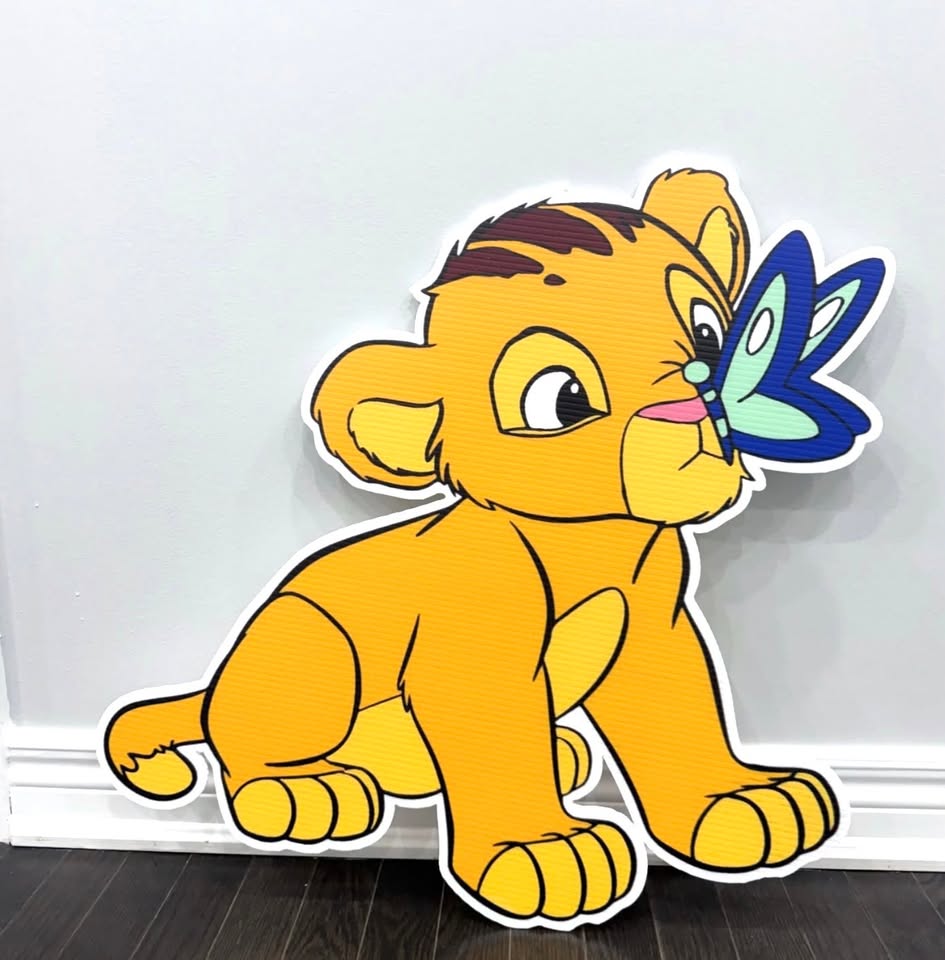"LION-KING SIMBA" Cut-Out