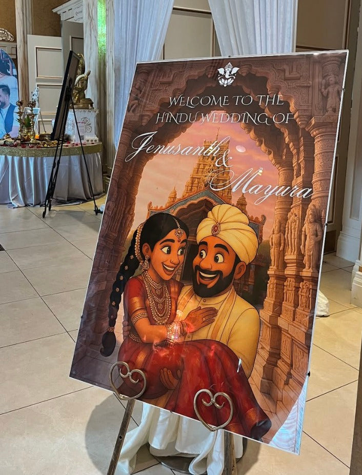 "OUR TEMPLE, OUR STORY" Signage