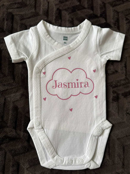 "NEW BORN NAME & BIRTH DETAILS" Onesie
