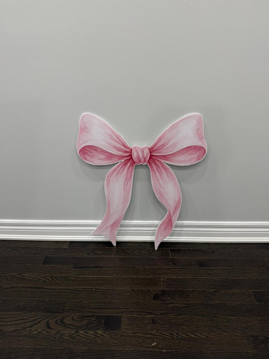 "PINK BOW" Cut-Out