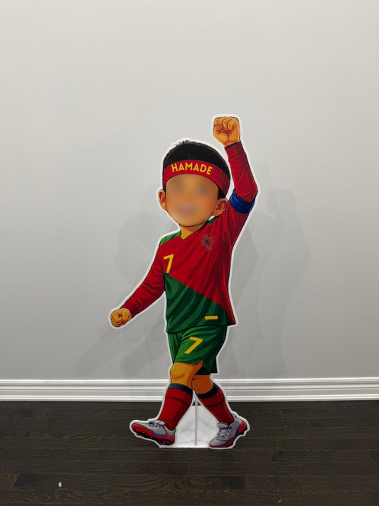 "SOCCER THEME C. RONALDO" Custom-made Cut-Out