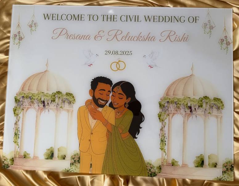 "FLORAL GARDEN" Signage