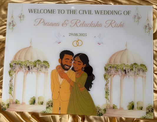 "FLORAL GARDEN" Signage