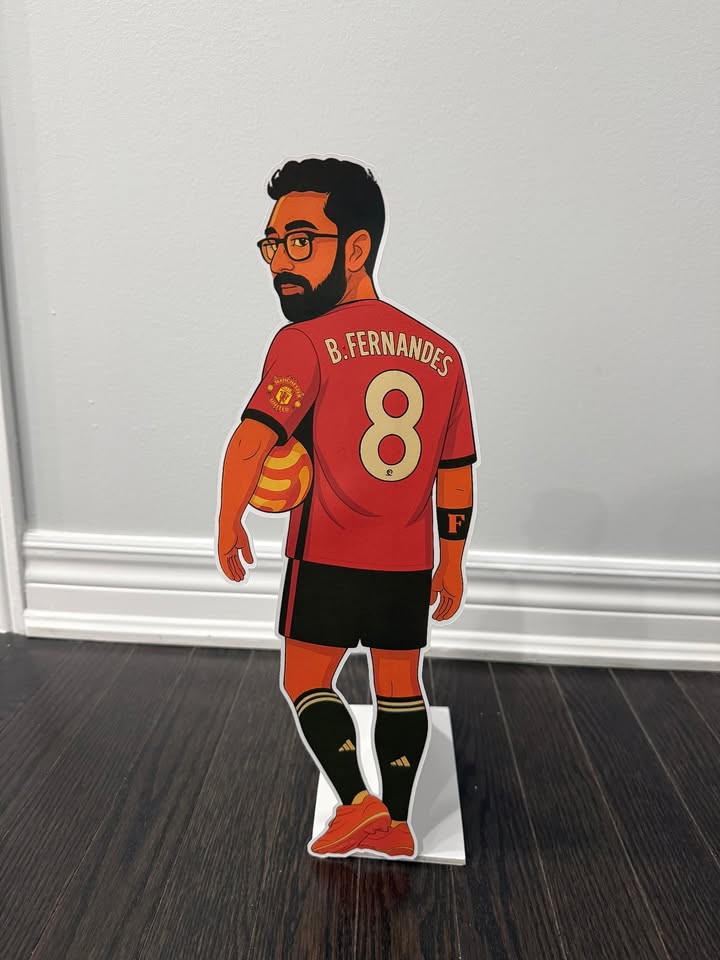 "SOCCER THEME B. FERNANDES" Custom-made Cut-Out