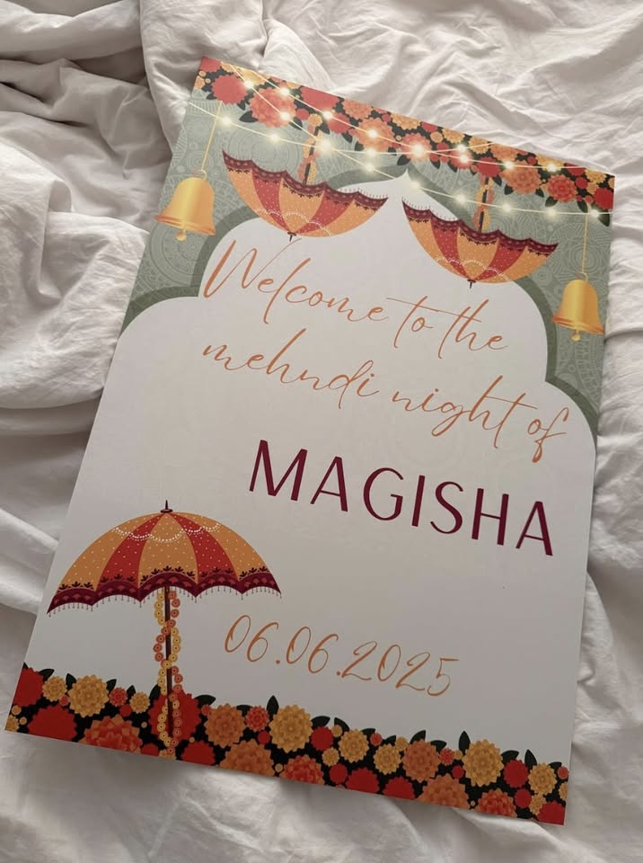 "ROYAL MEHENDI" Signage