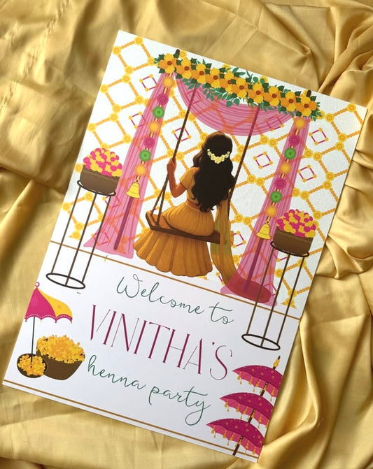 "MEHENDI SWING" Signage