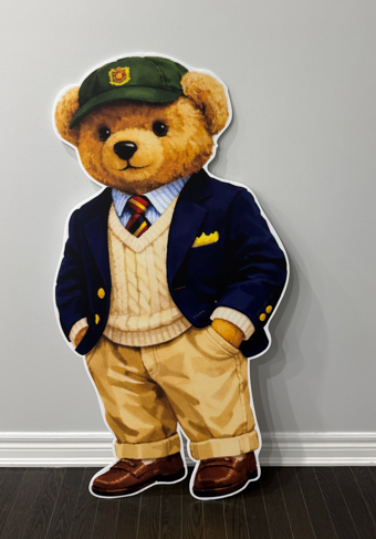 "RALPH LAUREN BEAR" Cut-Out