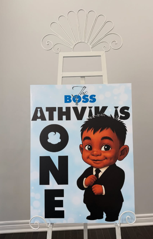 "BOSS BABY" Signage