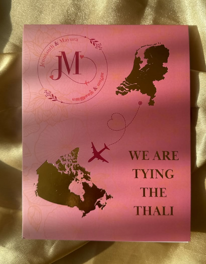 "LOTUS HARMONY" Wedding Invitation