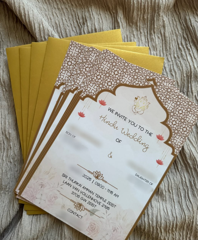 "SERENE ARCH" Wedding Invitation