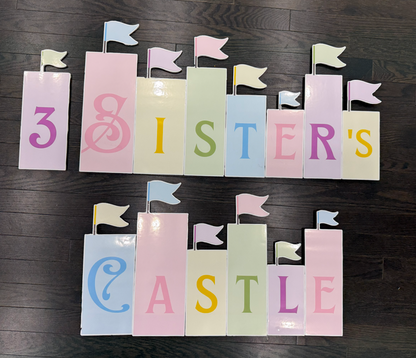 PRINCESS CASTLE COMPLETE DECOR SET UP
