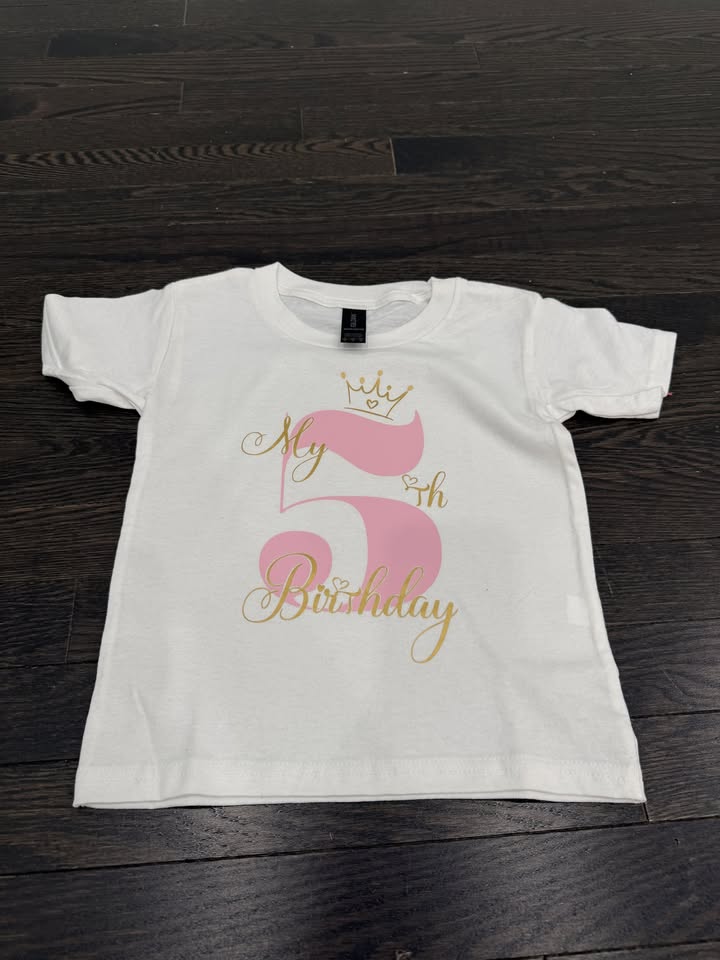 "MY __TH BIRTHDAY" T-shirt