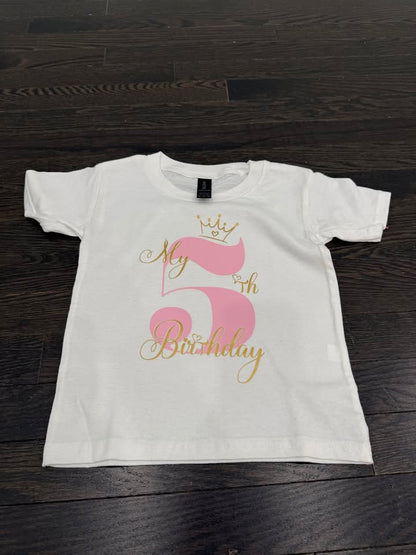 "MY __TH BIRTHDAY" T-shirt