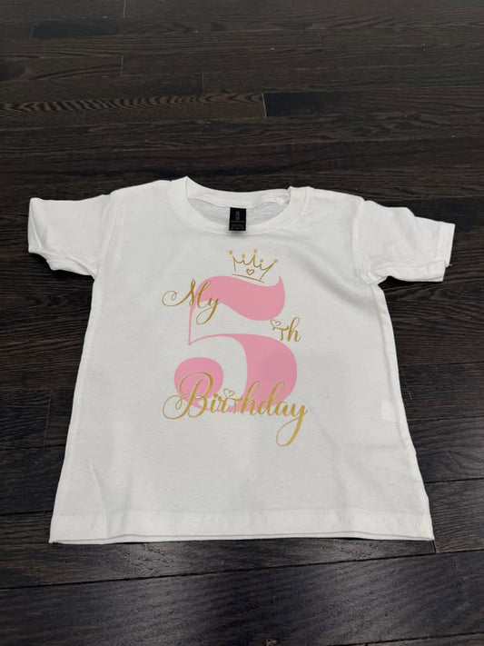 "MY __TH BIRTHDAY" T-shirt