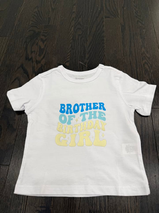 "BROTHER OF THE BIRTHDAY GIRL" T-shirt