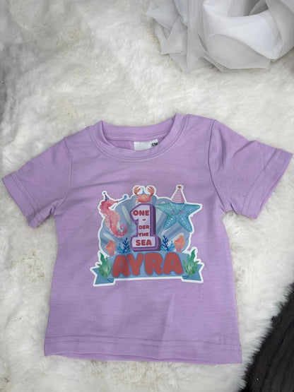 "UNDER THE SEA THEMED" T-shirt