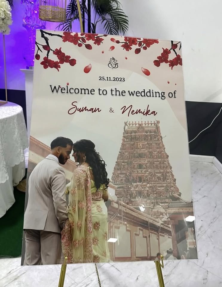 "THE BLOSSOM TEMPLE COLLECTION" Signage