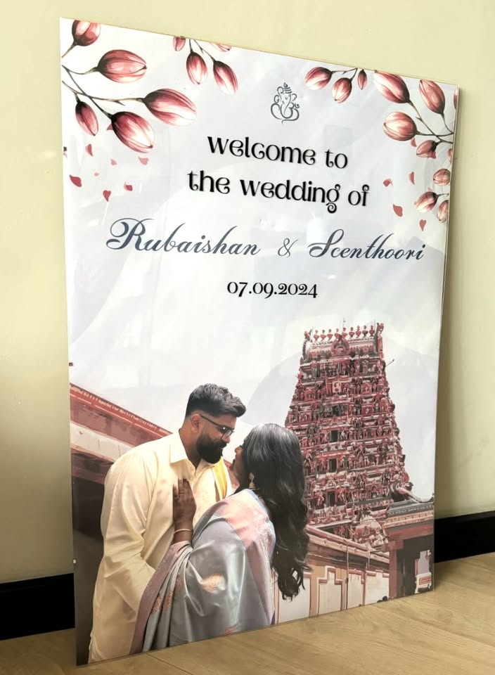 "THE BLOSSOM TEMPLE COLLECTION" Signage