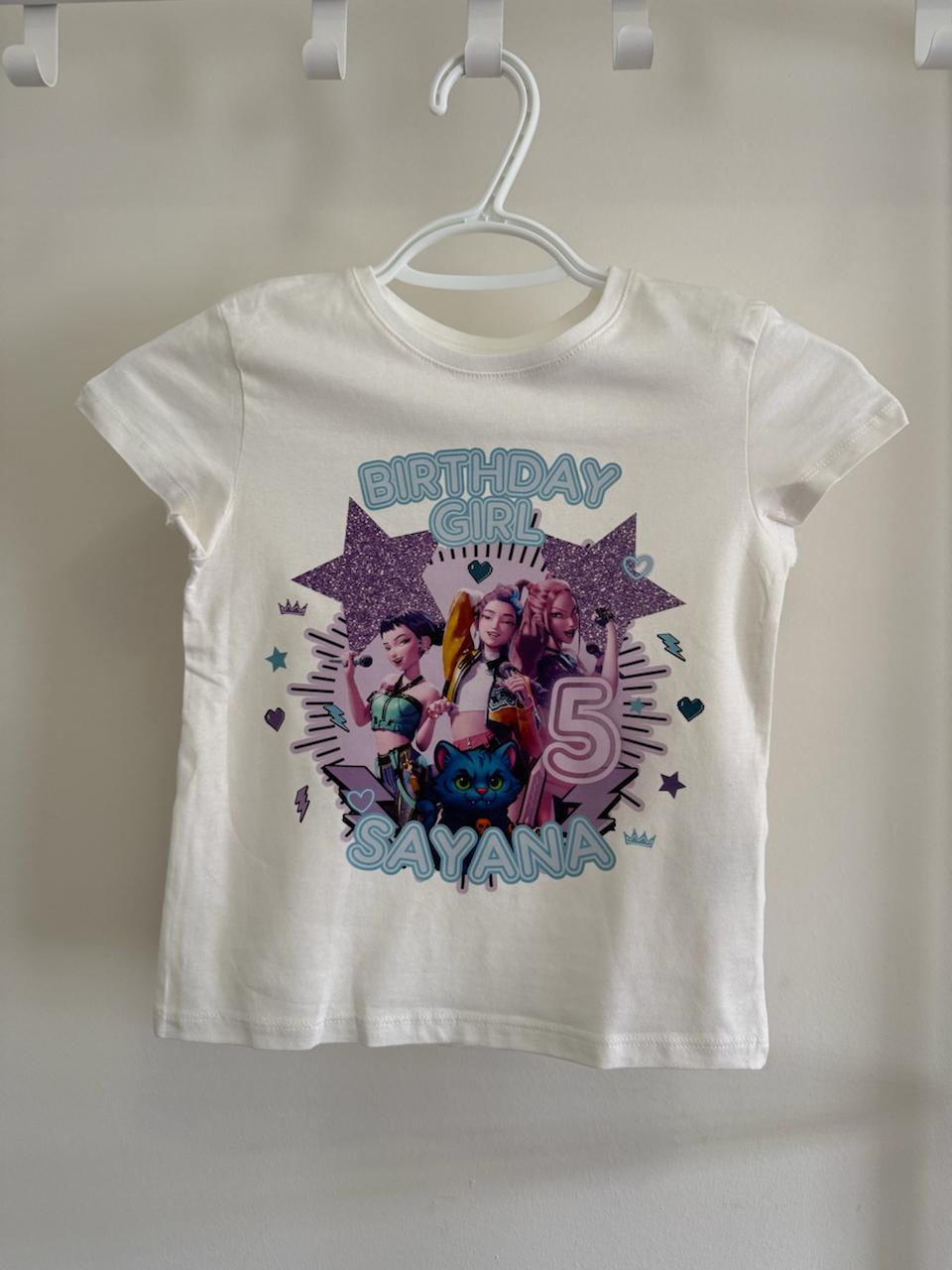 "KPOP DEMON HUNTERS BIRTHDAY" T-shirt