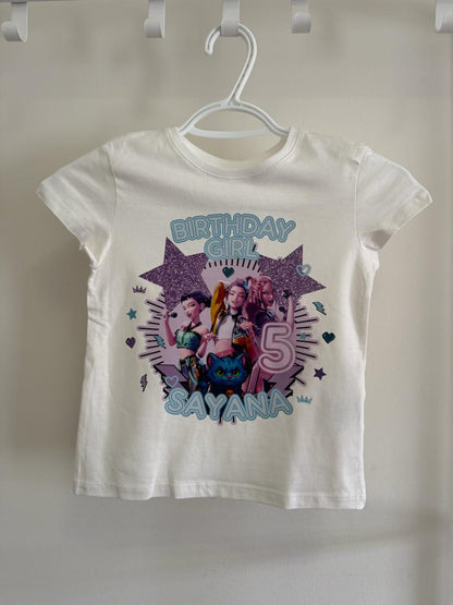 "KPOP DEMON HUNTERS BIRTHDAY" T-shirt